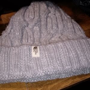 The North Face Gray Knit Beanie